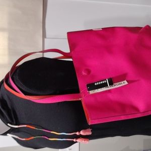 George pink and orange reversible tote. NWT